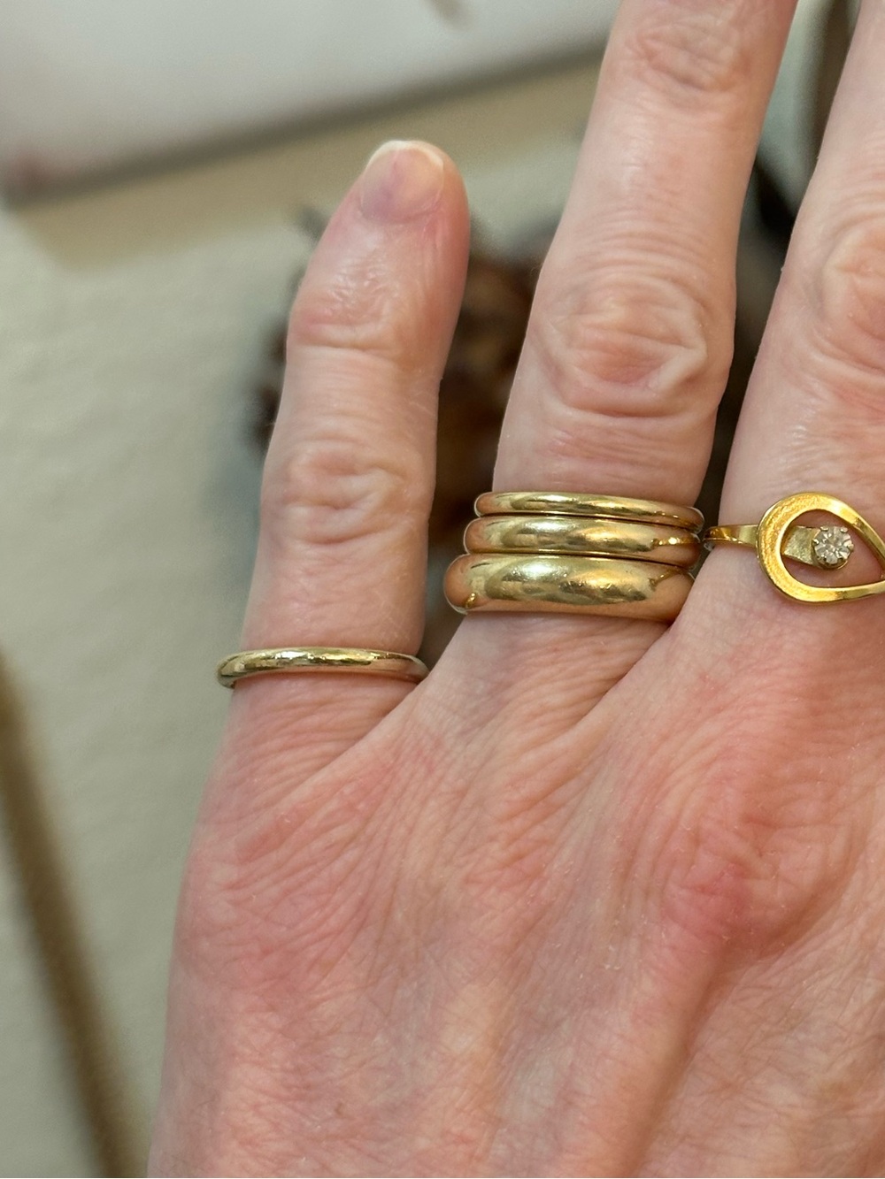 14K Solid Gold Pinky Ring Size 3 - Picture 12 of 12